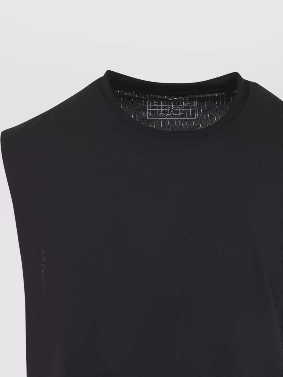 Y3 Run Tank Top Sleeveless Crew Neckline