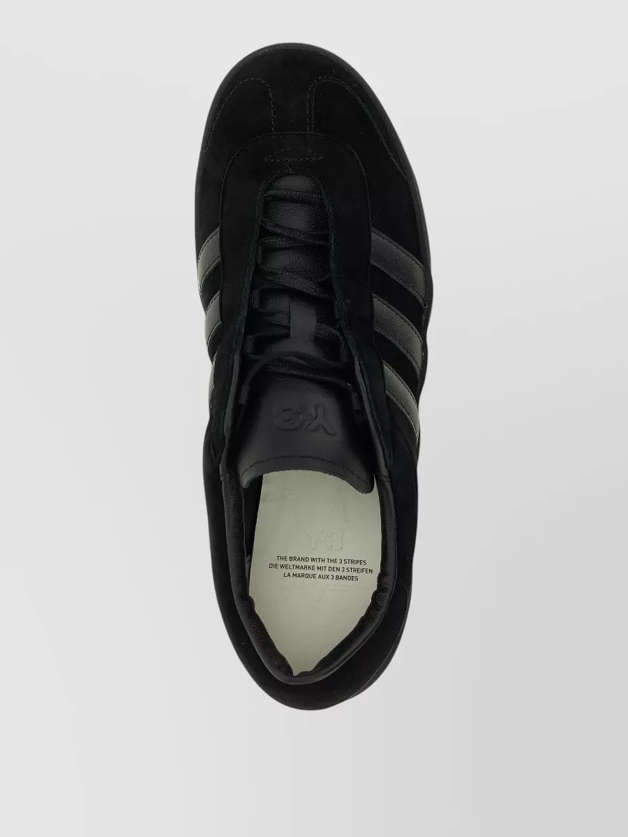 Y-3 Leather Gazelle Low-Top Sneakers