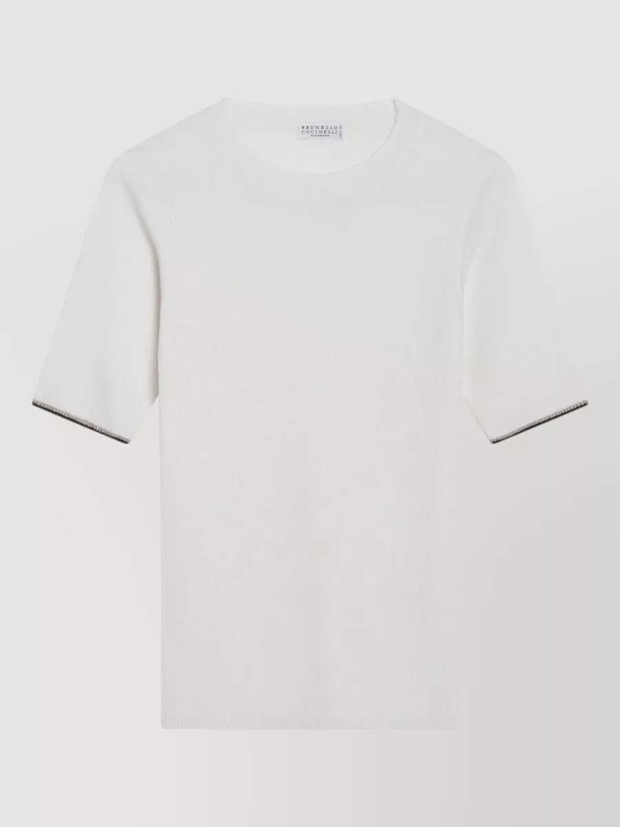 Brunello Cucinelli Cashmere and silk knit top