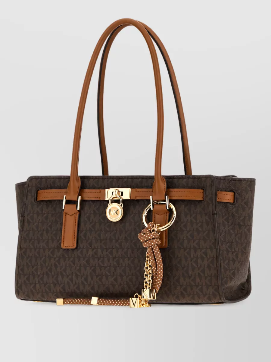 Michael Kors hamilton printed canvas tote bag