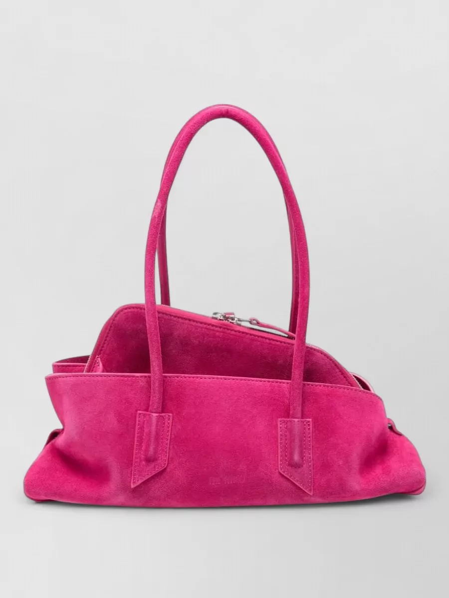 The Attico suede asymmetric tote bag