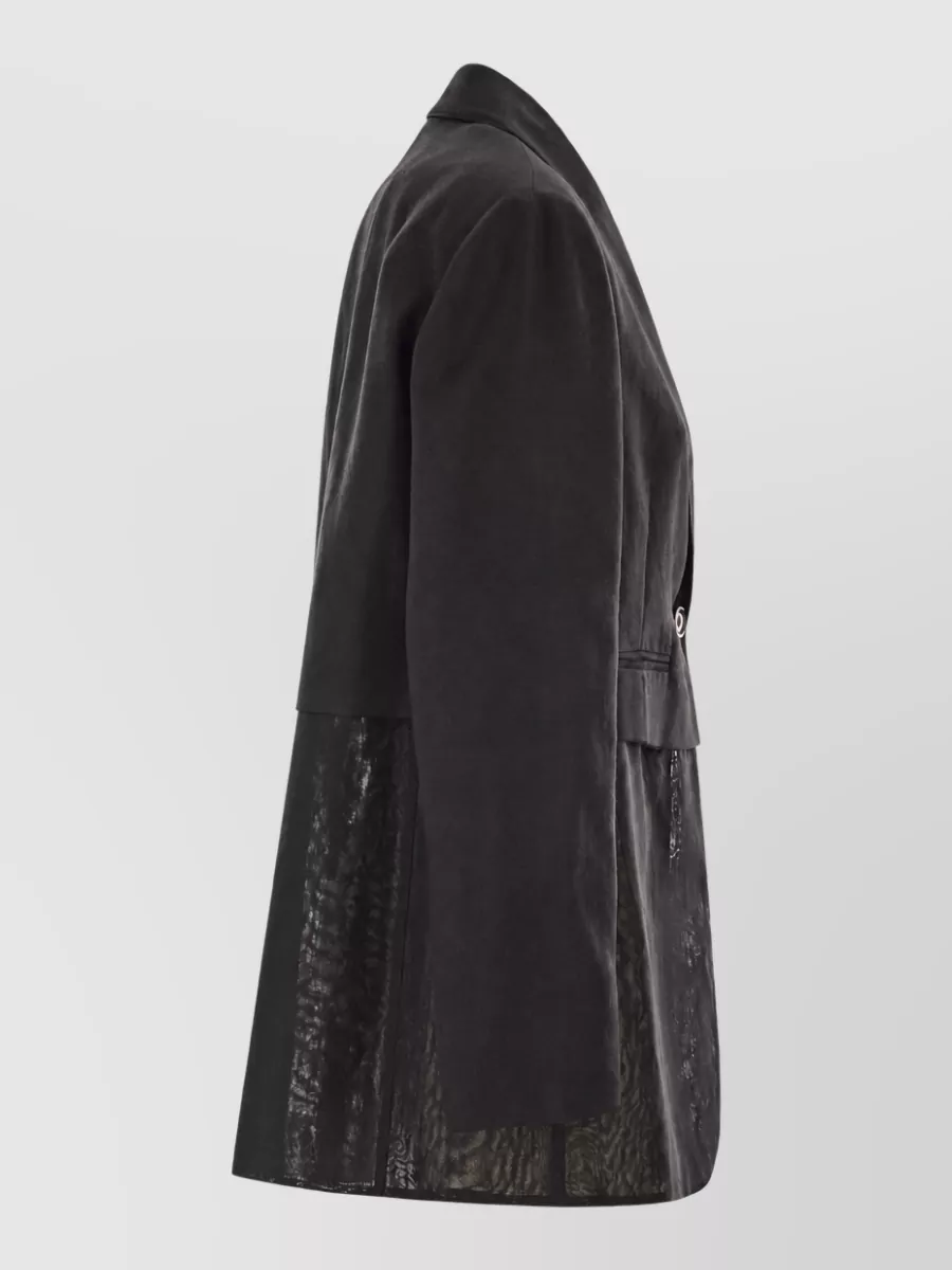 Brunello Cucinelli Single-Breasted Linen Blend Suit Jacket