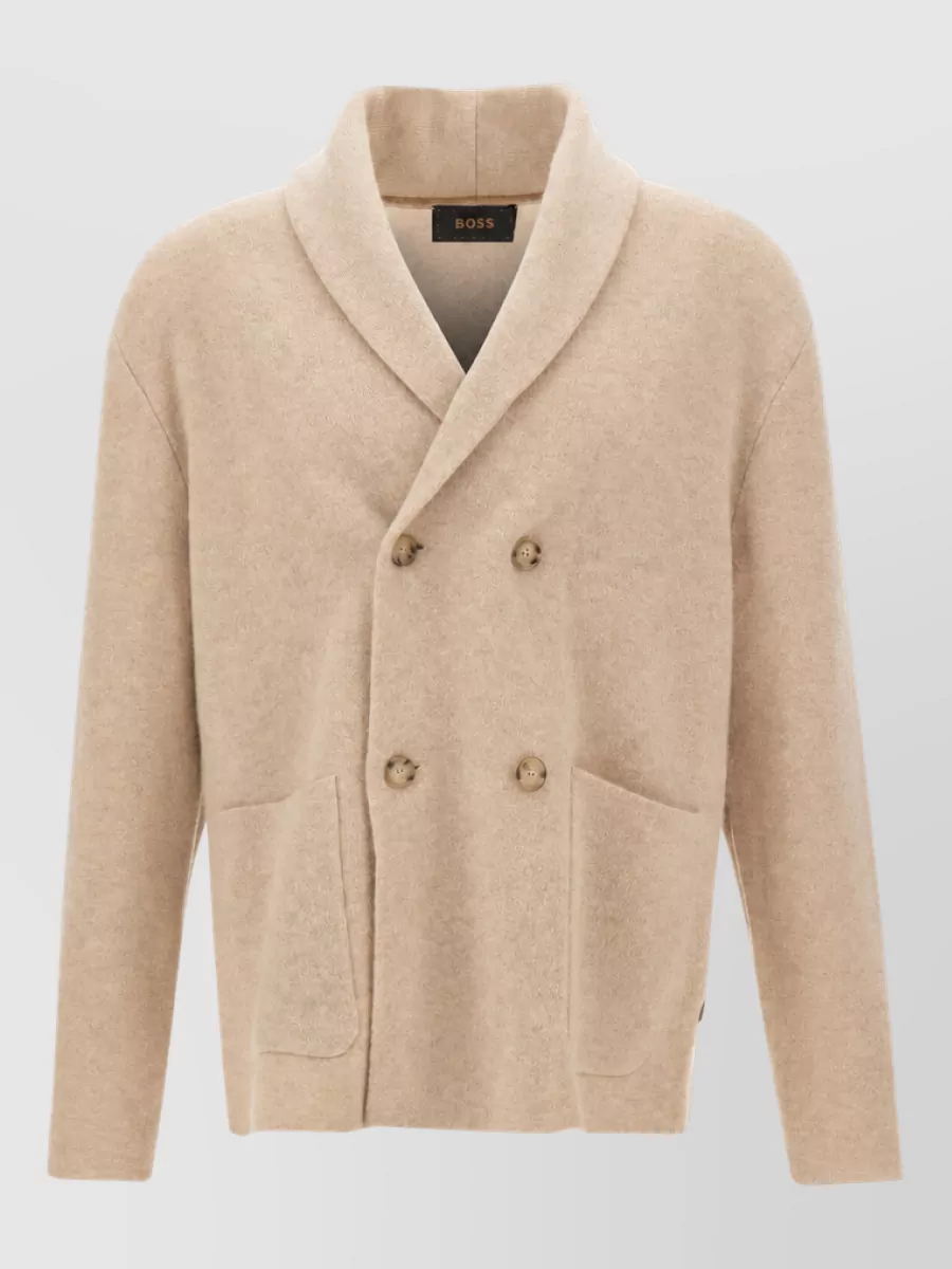 Boss cashmere double-breasted cardigan