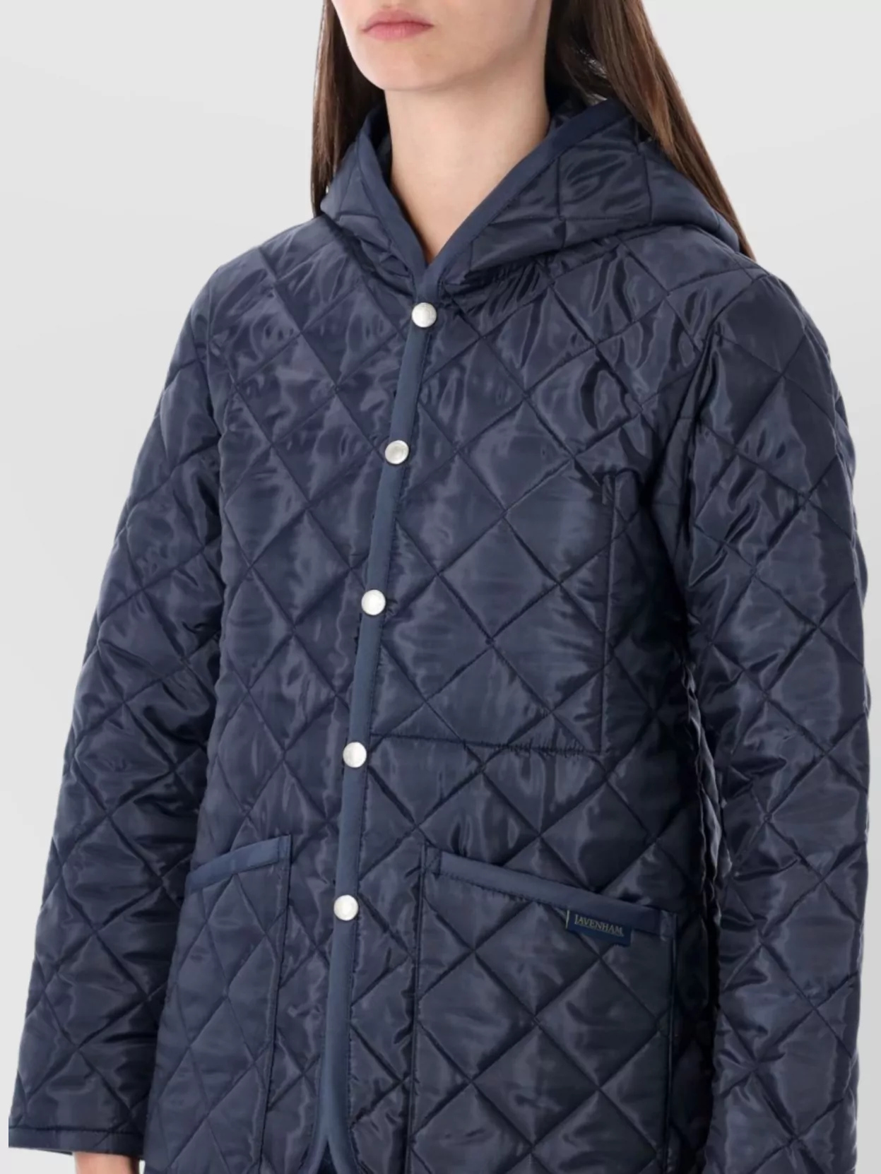Comme Des Garçons Quilted Hooded Jacket Front Pockets