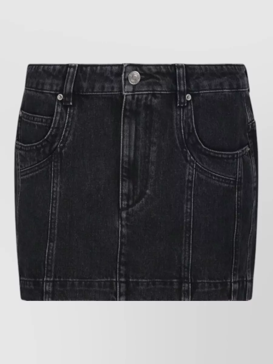 Isabel Marant Etoile Cotton fitted mini skirt