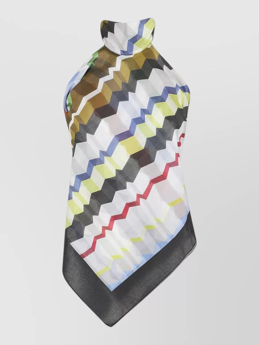 Missoni Geometric-Print Halterneck Top