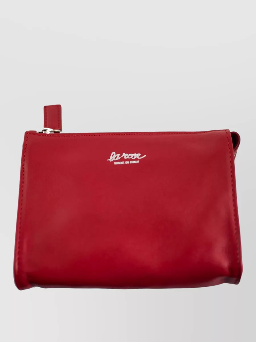 La Rose leather make-up bag