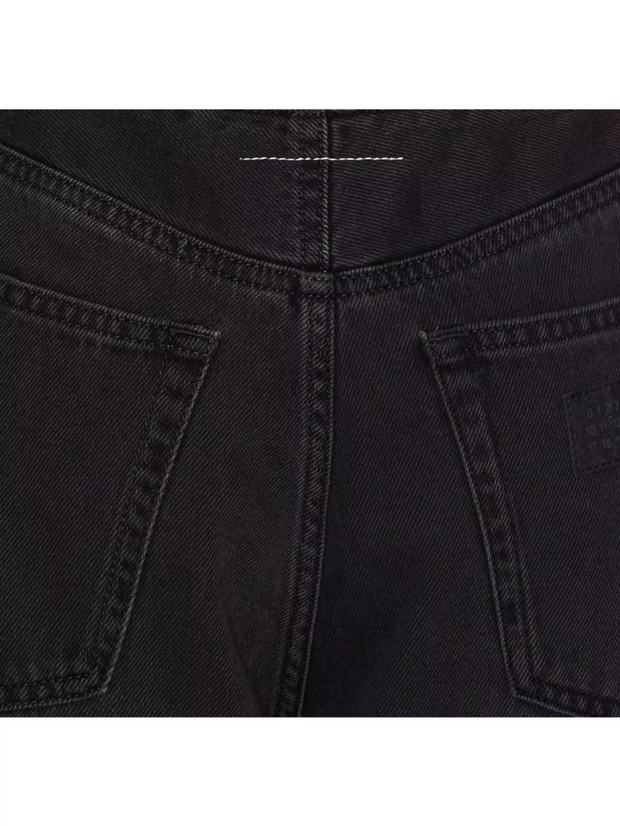 Mm6 Maison Margiela Wide-Leg Distressed Loose Fit Trousers