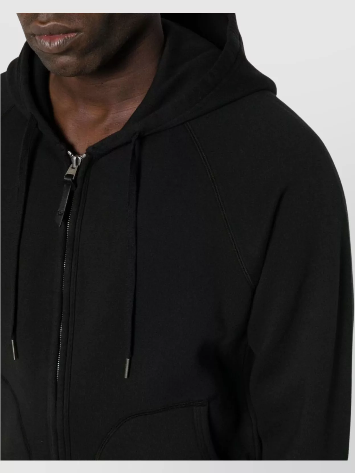 Tom Ford Zippered Pockets Cotton Jersey Hoodie