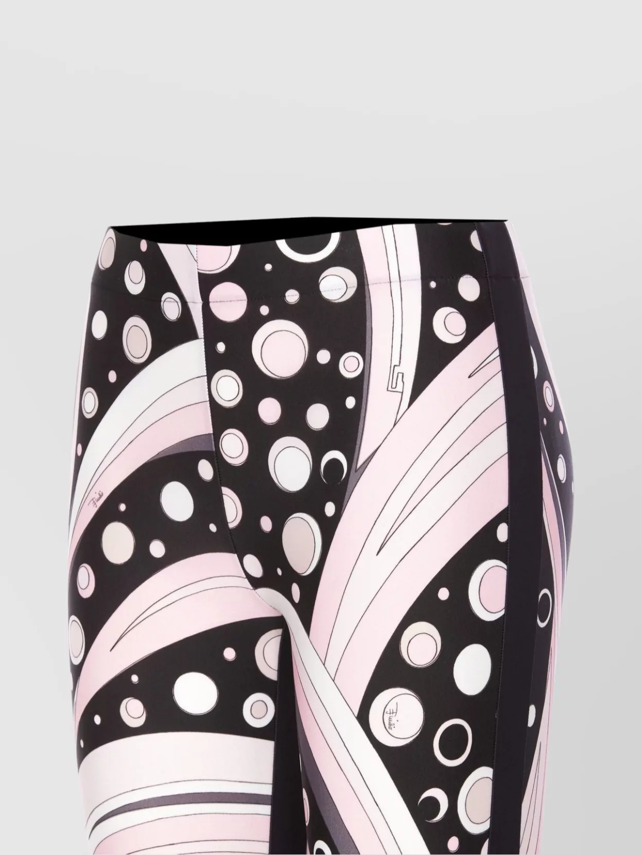 EMILIO PUCCI FONTANE PRINT ELASTICIZED STIRRUP LEGGINGS
