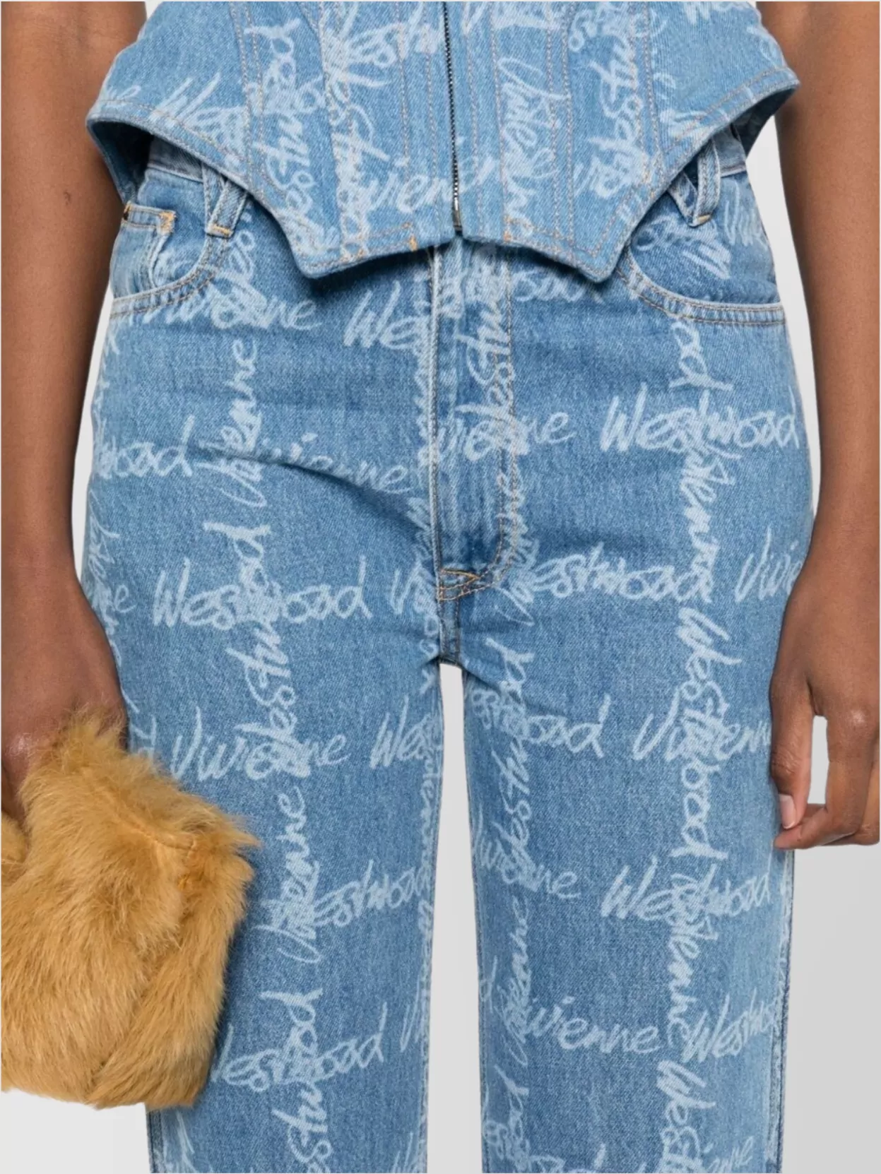 Vivienne Westwood Straight Leg Trousers Belt Loops