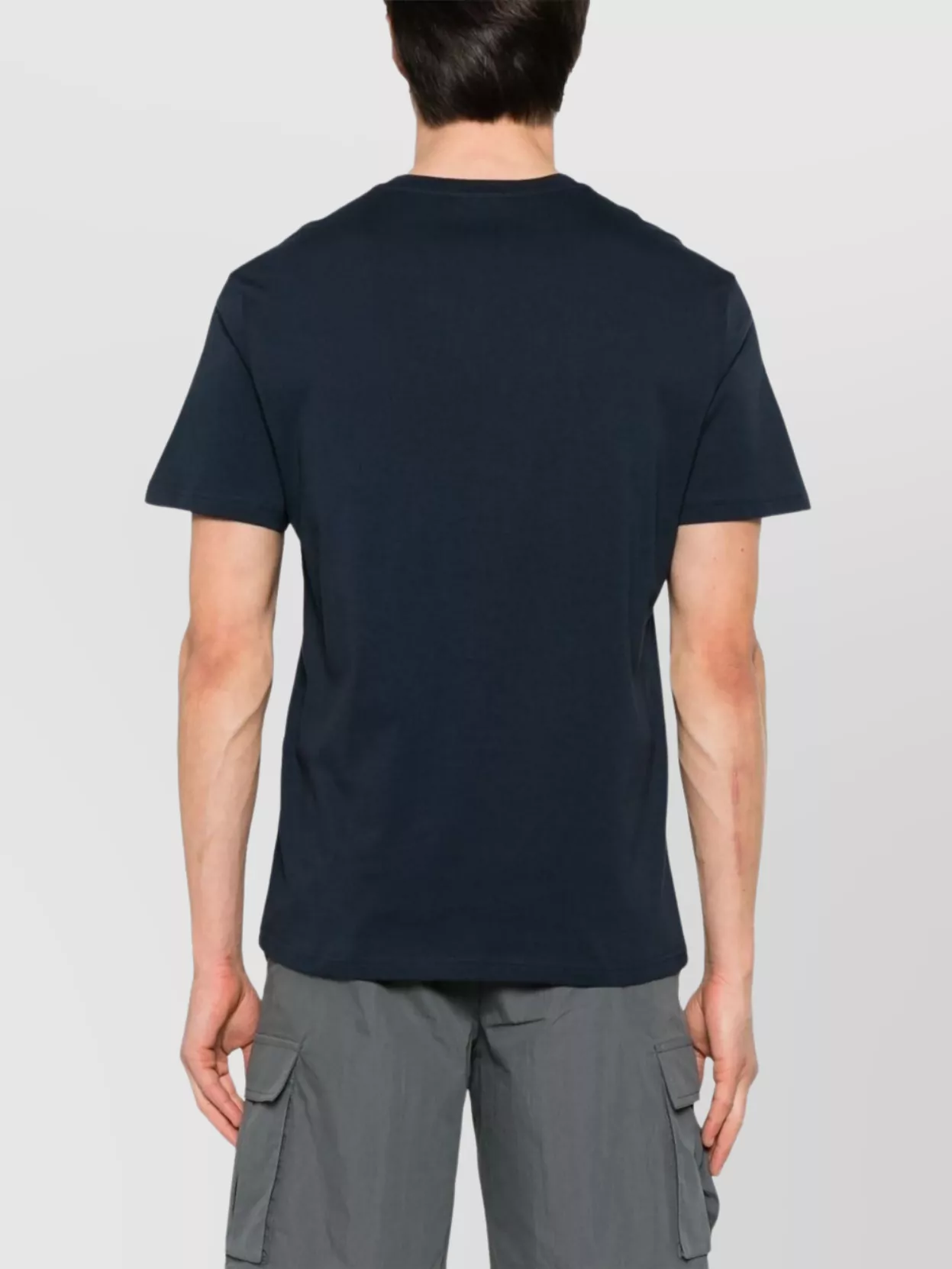 Emporio Armani Crew Neck Short Sleeves Straight Hem