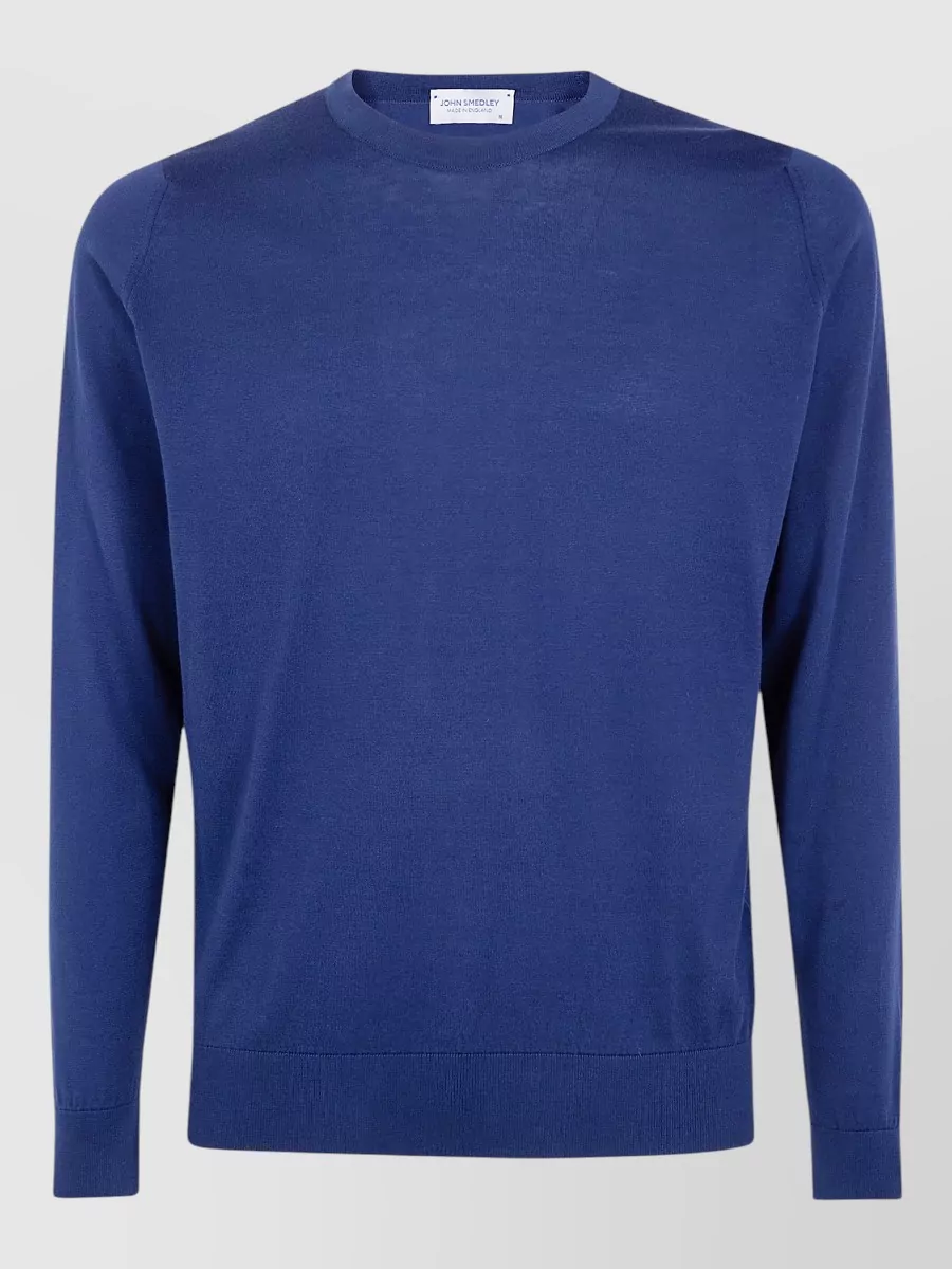 John Smedley cotton crewneck long-sleeve t-shirt