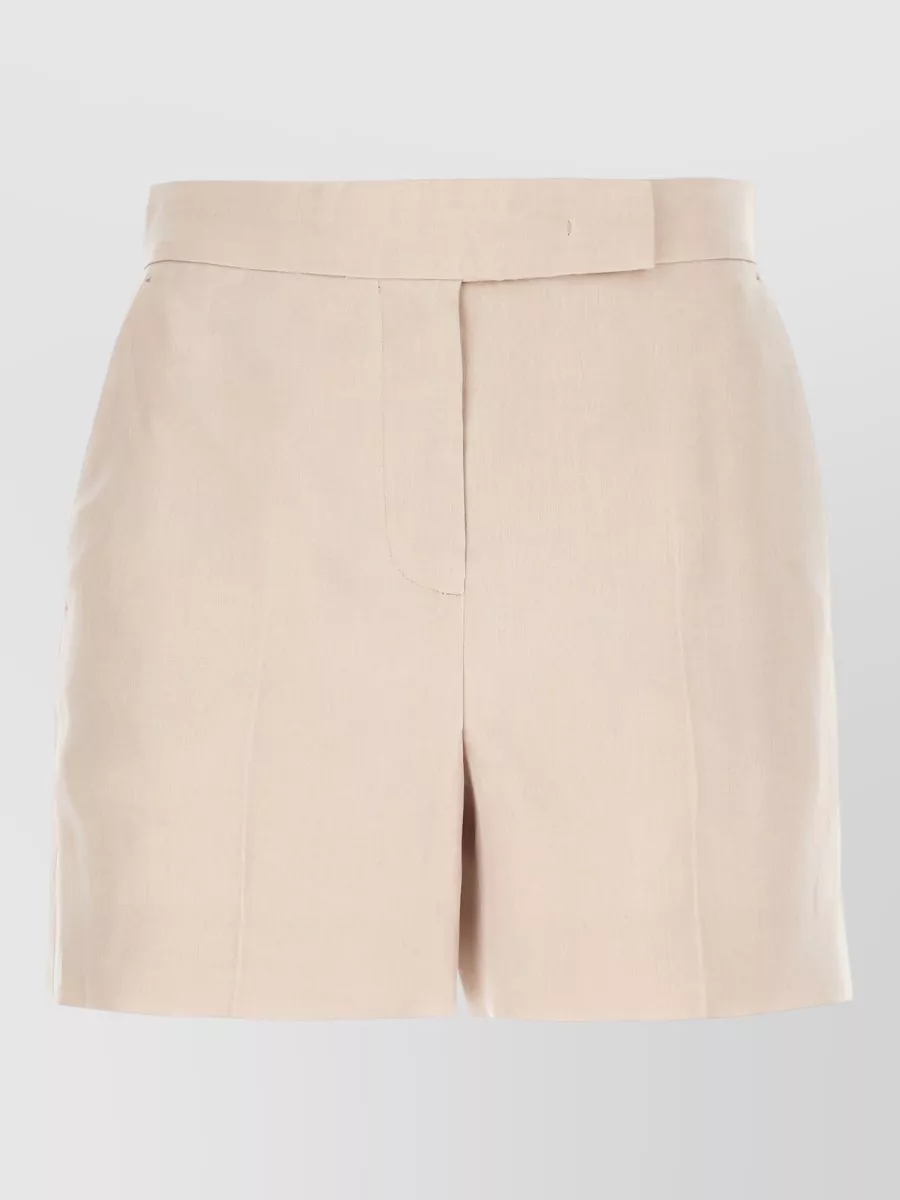 Max Mara linen tailored shorts