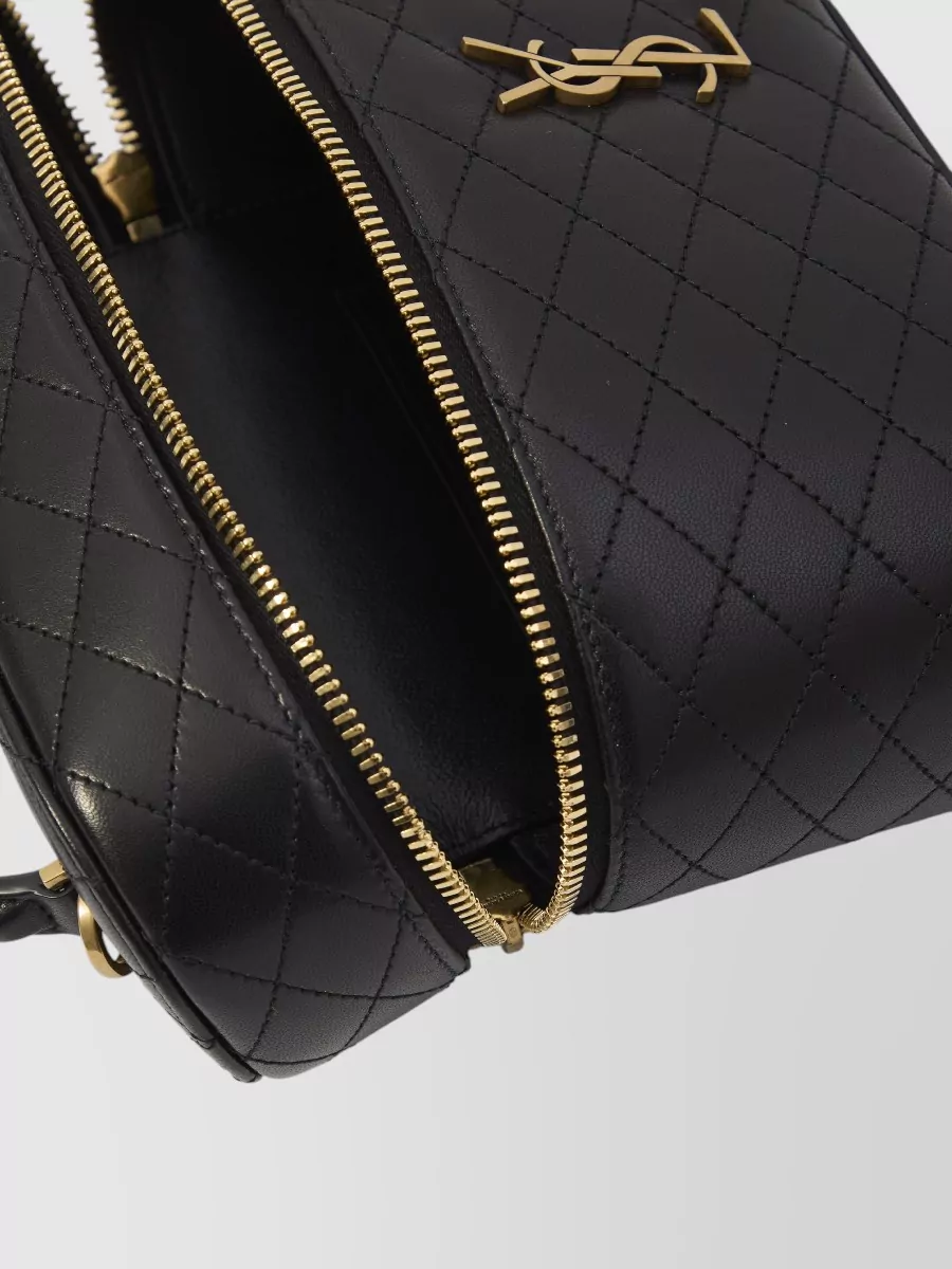 Saint Laurent Gaby Large Lambskin Vanity Crossbody Bag