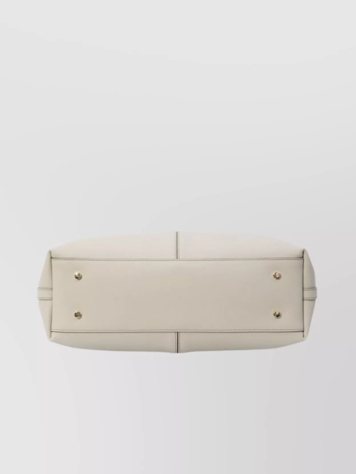 Tod's Leather Shoulder Bags With Metal Feet In White