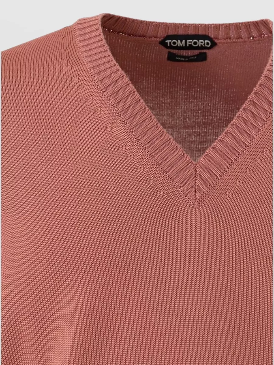 Tom Ford Silk V-Neck Sweater
