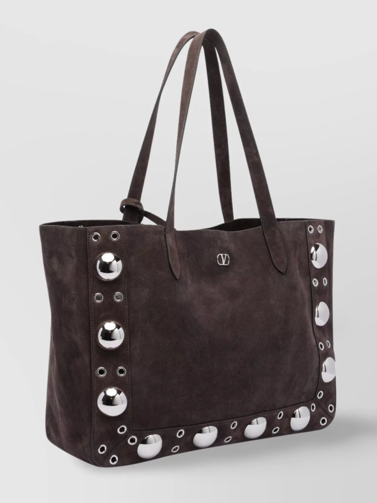 Valentino Garavani Nellcote Shopping Bag Studded Embellishments