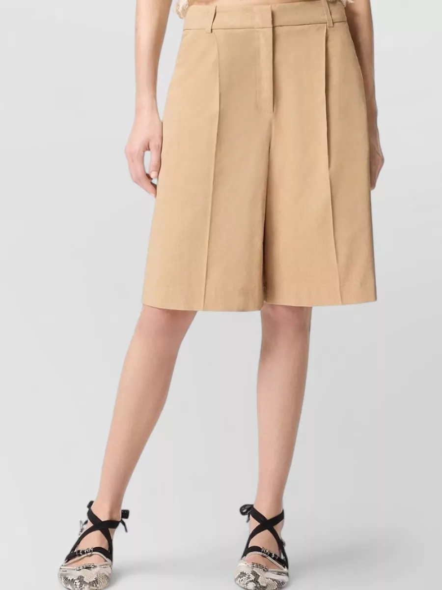Pinko Linen Bermuda Shorts