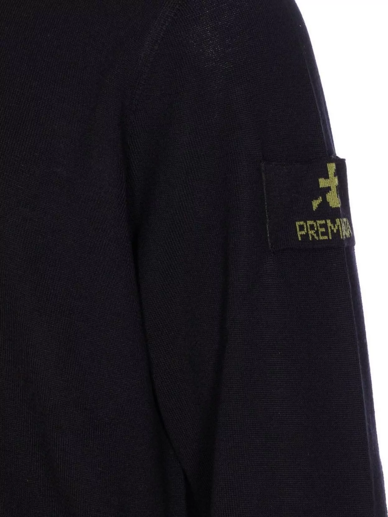 Premiata Ribbed Crewneck Long Sleeve Knit Sweater