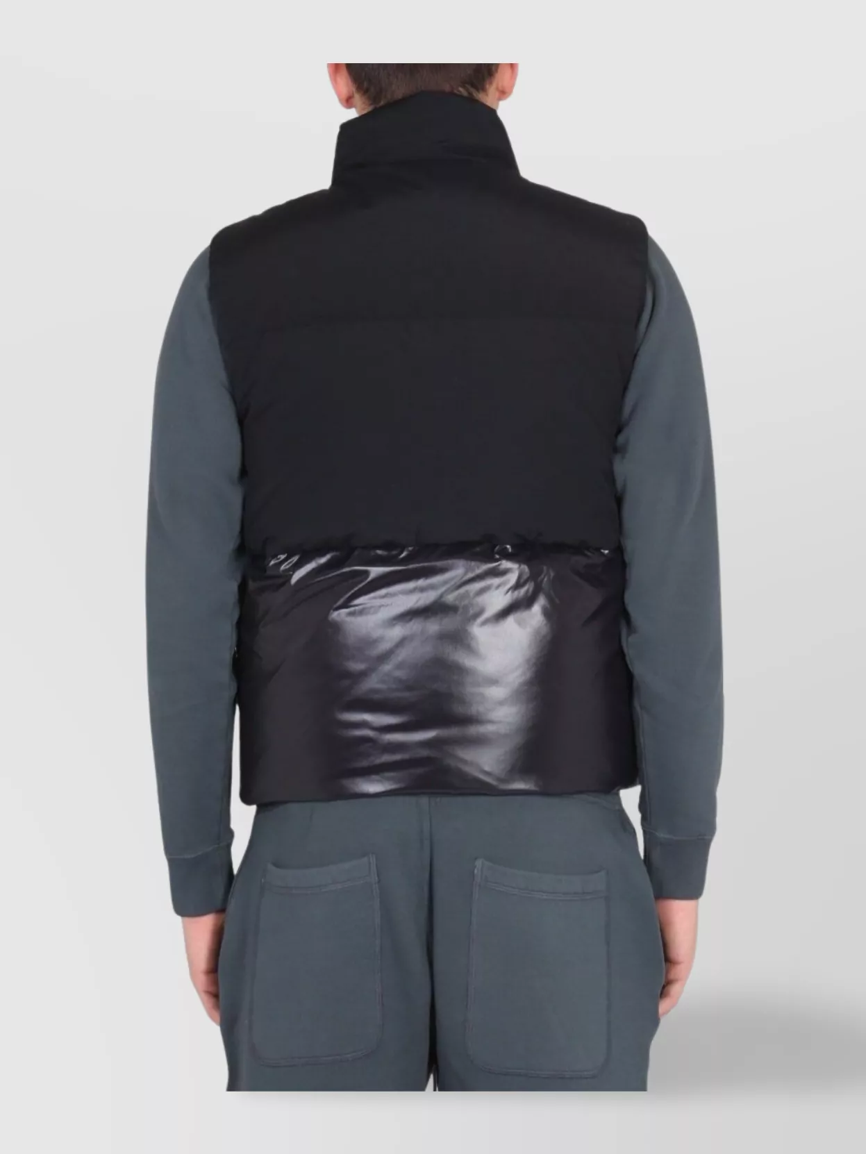 Duvetica Drawstring Hood High Collar Shiny Finish