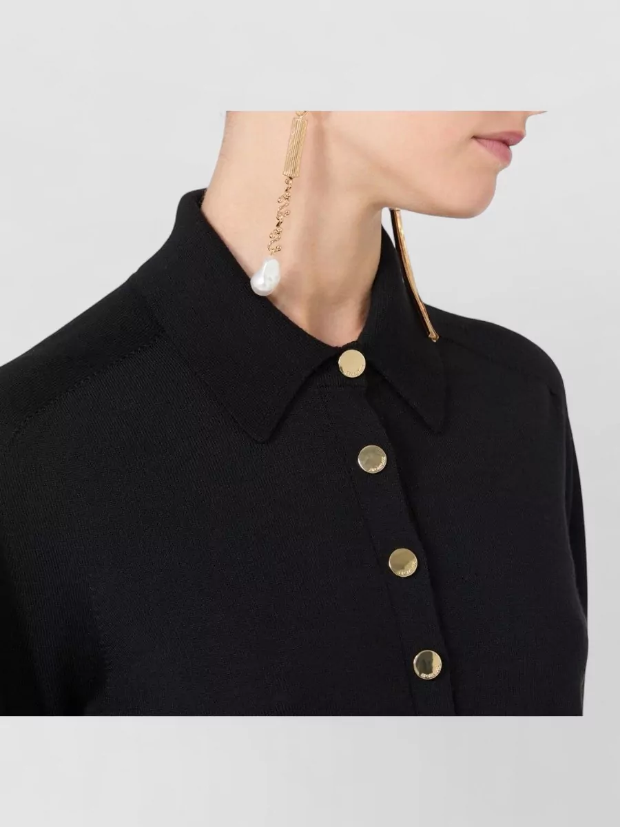 Sportmax Ribbed Virgin Wool Regular-Fit Cardigan