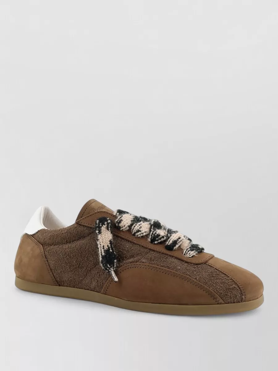 Represent leather low-top sneakers