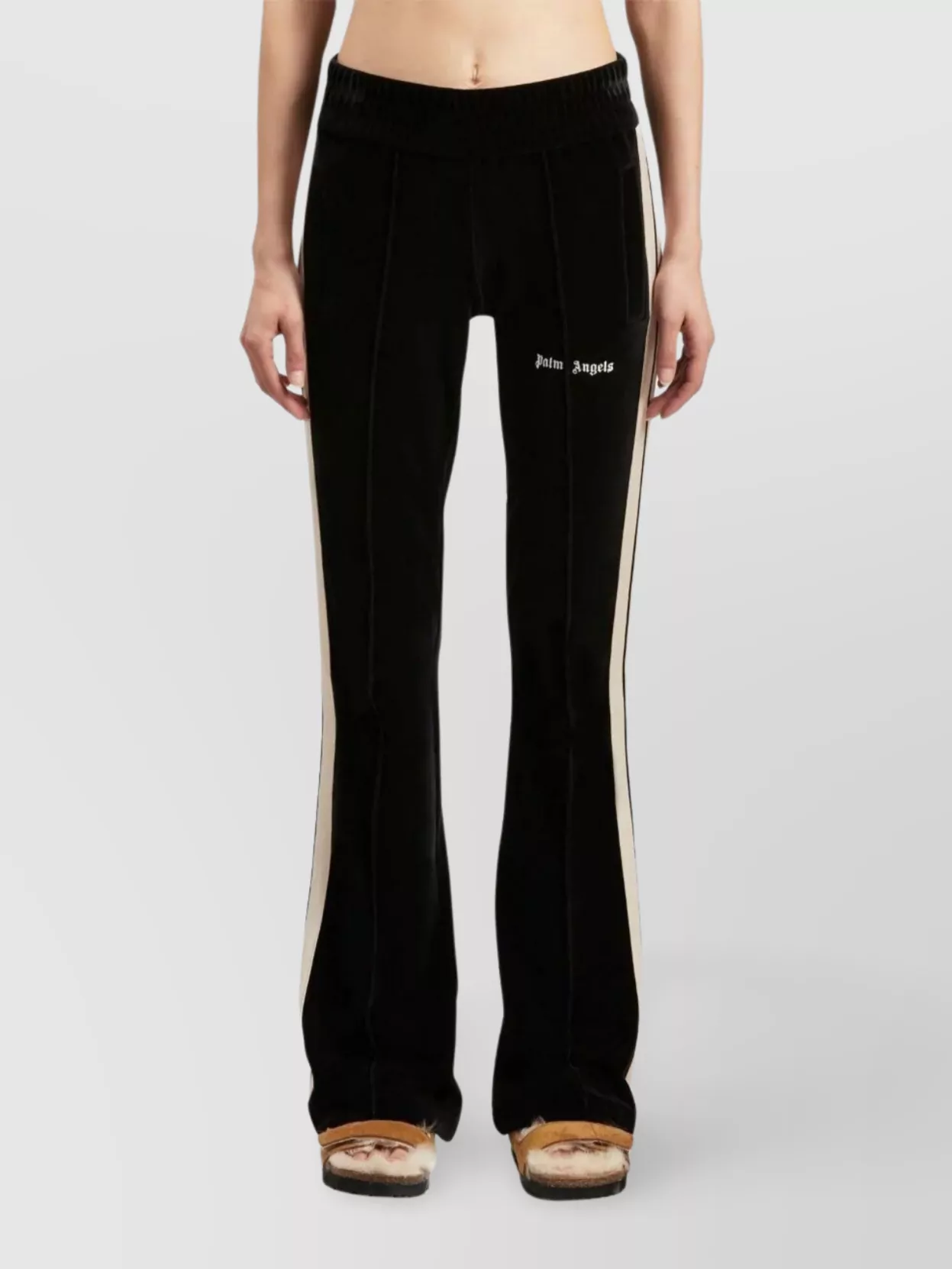 Palm Angels Velvet Flare Track Pants