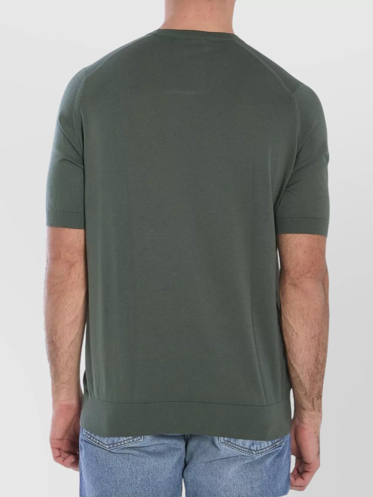 John Smedley Cotton kempton crew neck t-shirt s/s | The