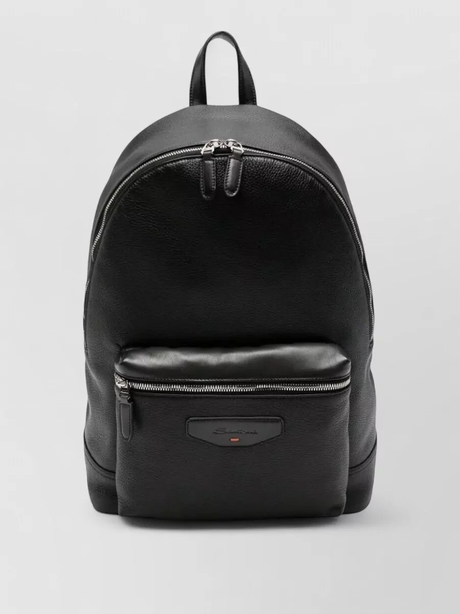 Santoni Leather Backpack