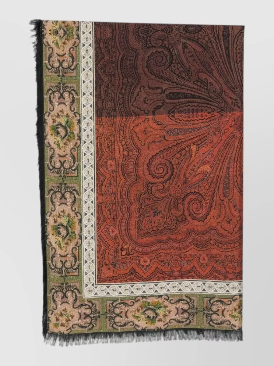 Pierre Louise Mascia Printed Silk Scarf