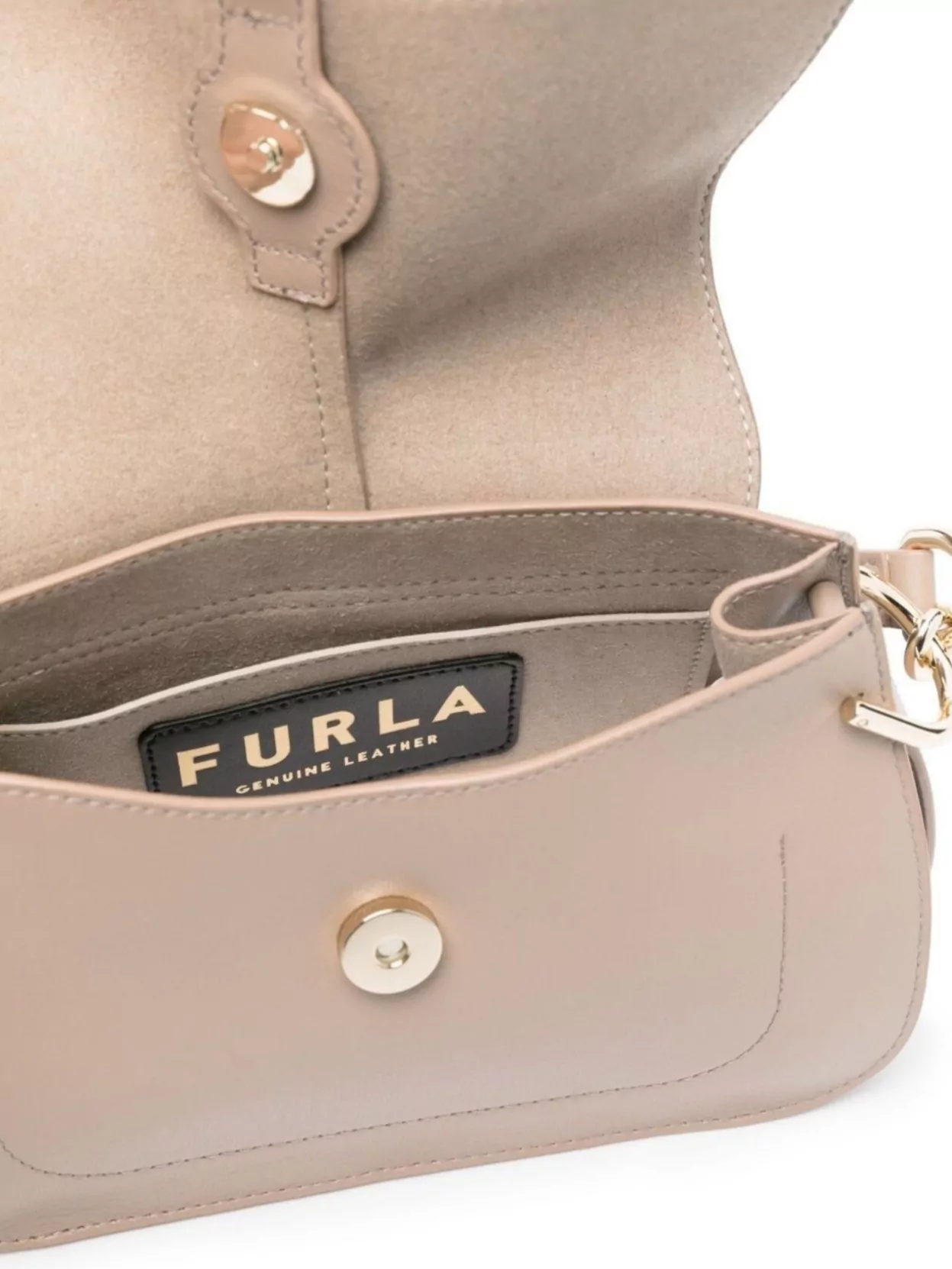 Furla Tote Bags With Top Handle And Adjustable Strap In Neutral