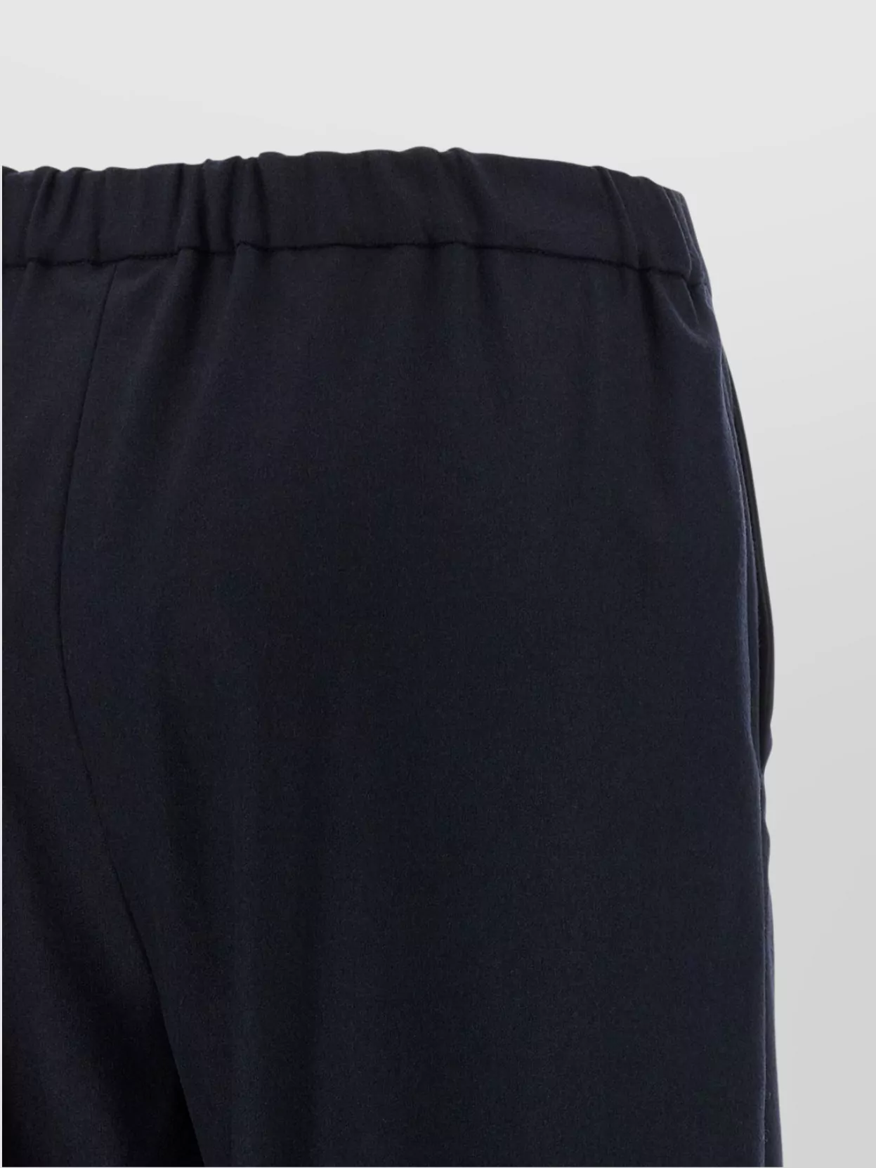 S Max Mara Wide Leg Joggers Elastic Waistband