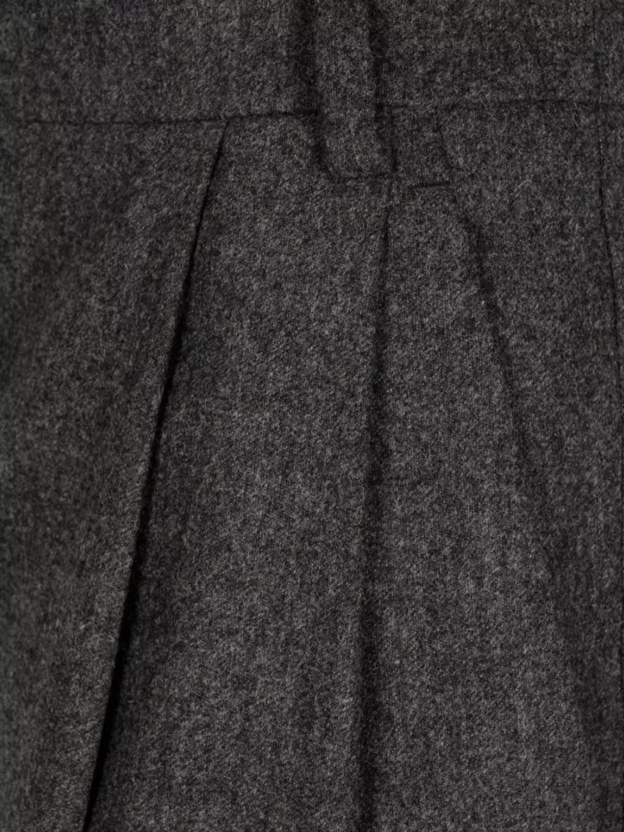 Emporio Armani Trousers Checked Wool Pleated Front