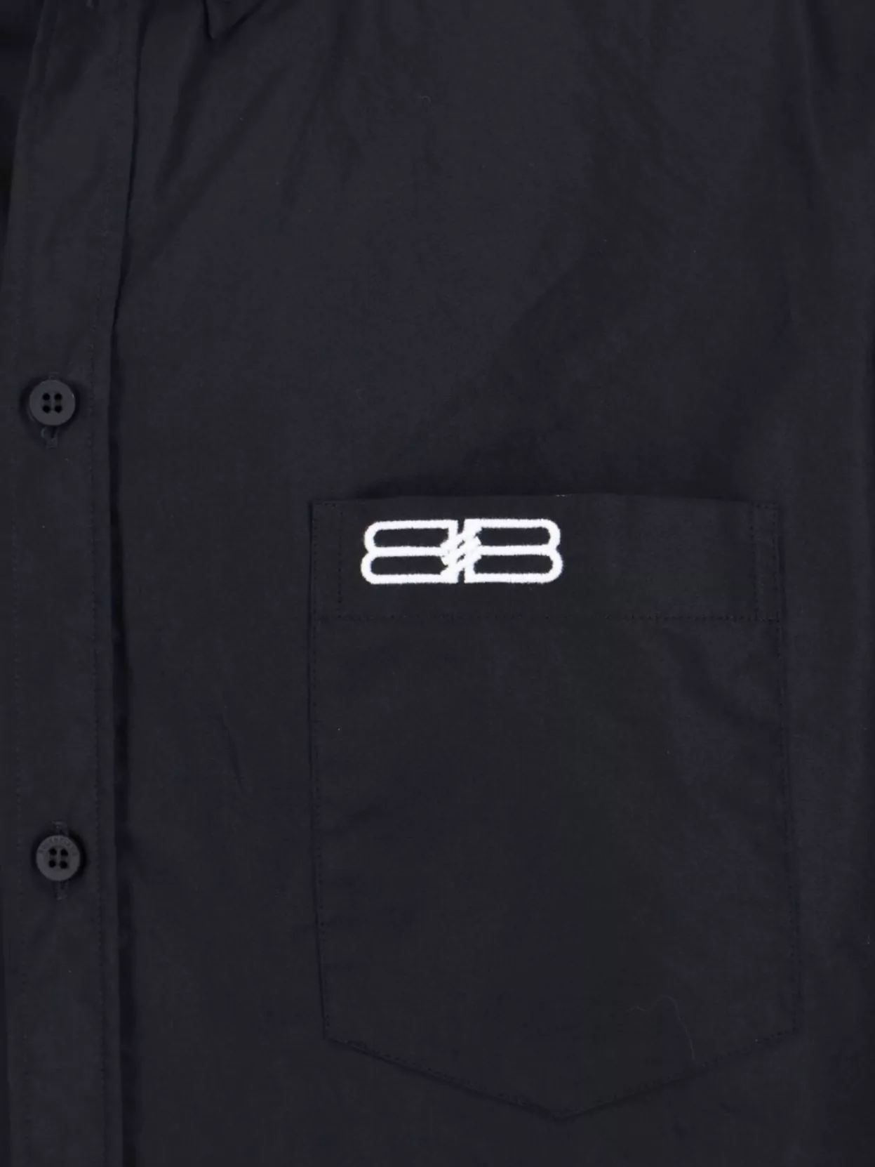 Balenciaga Short Sleeve Button-Down Collar Shirt