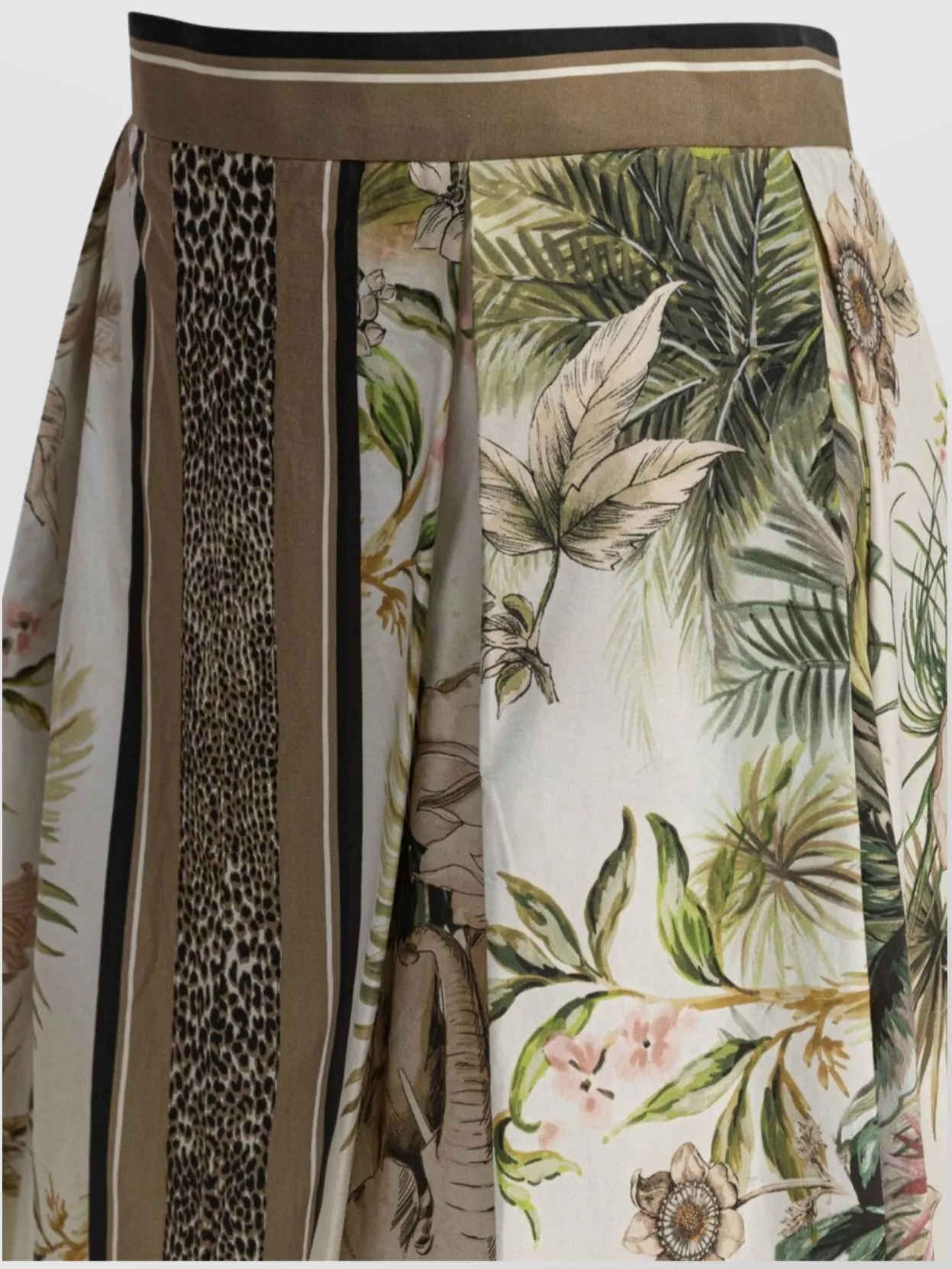 Elie Saab Printed Cotton Long Skirt Foulard38 Printed Cotton