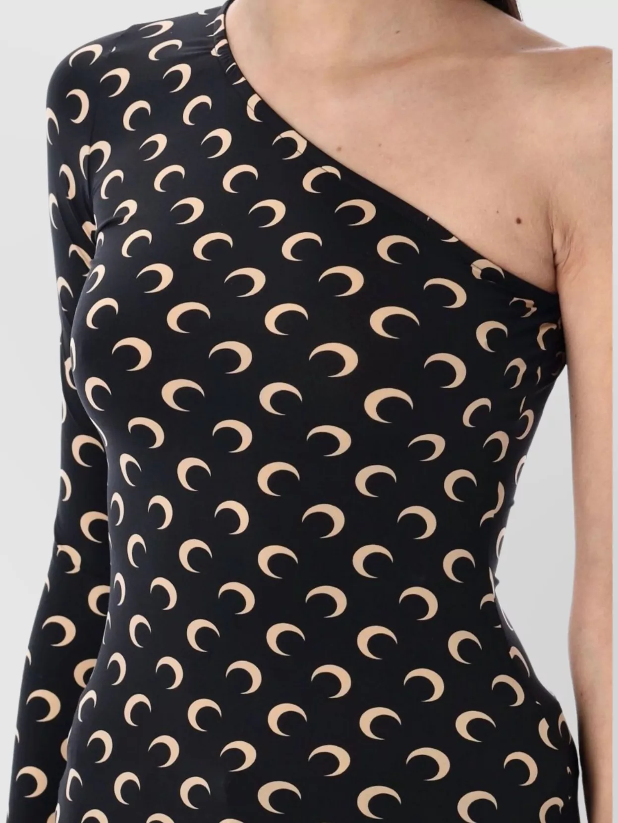 ワンピース Marine Serre One-Shoulder Dress Marine Serre One-Shoulder Dress | ShopSimon