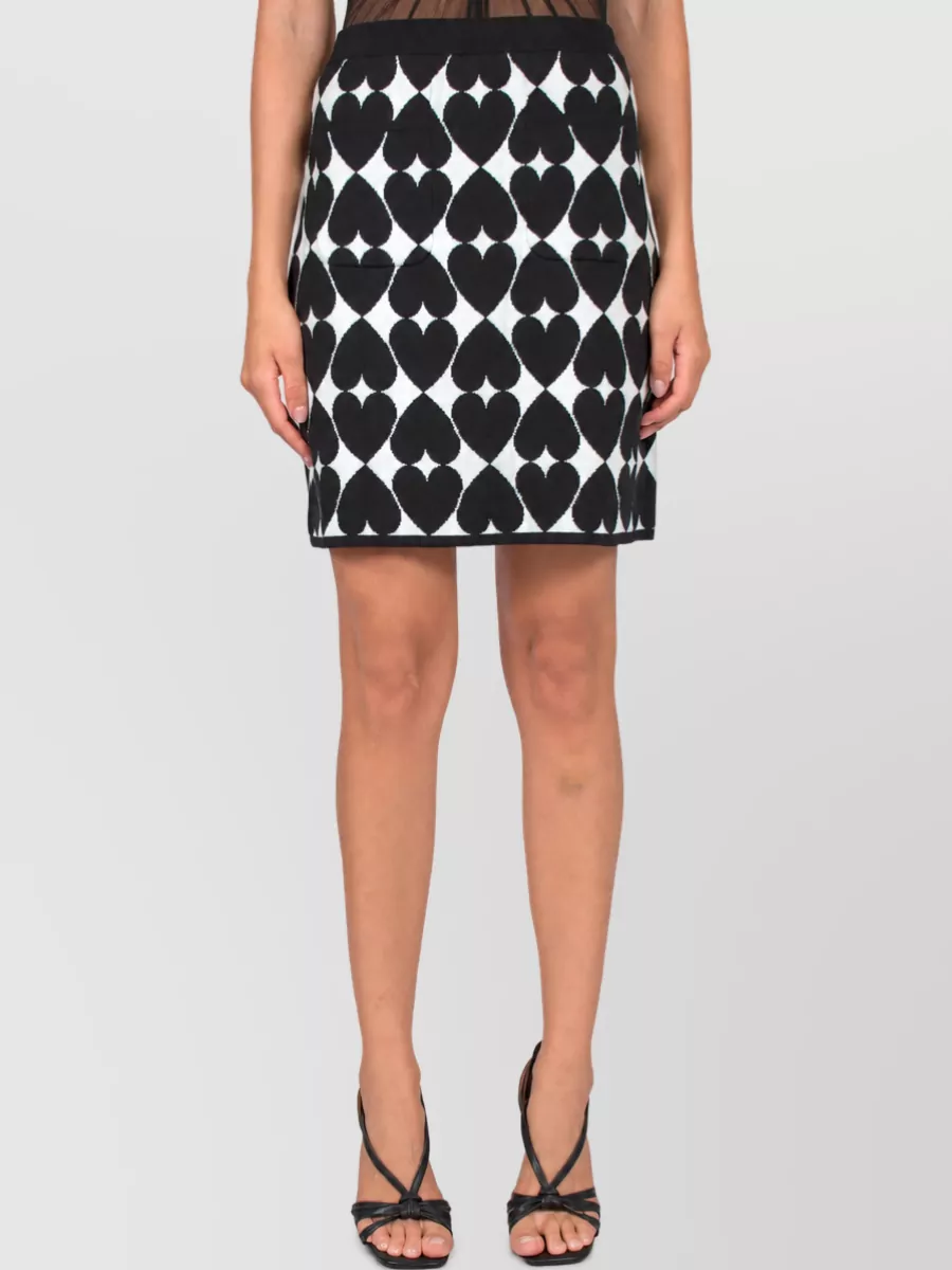 Moschino Cotton a-line skirt