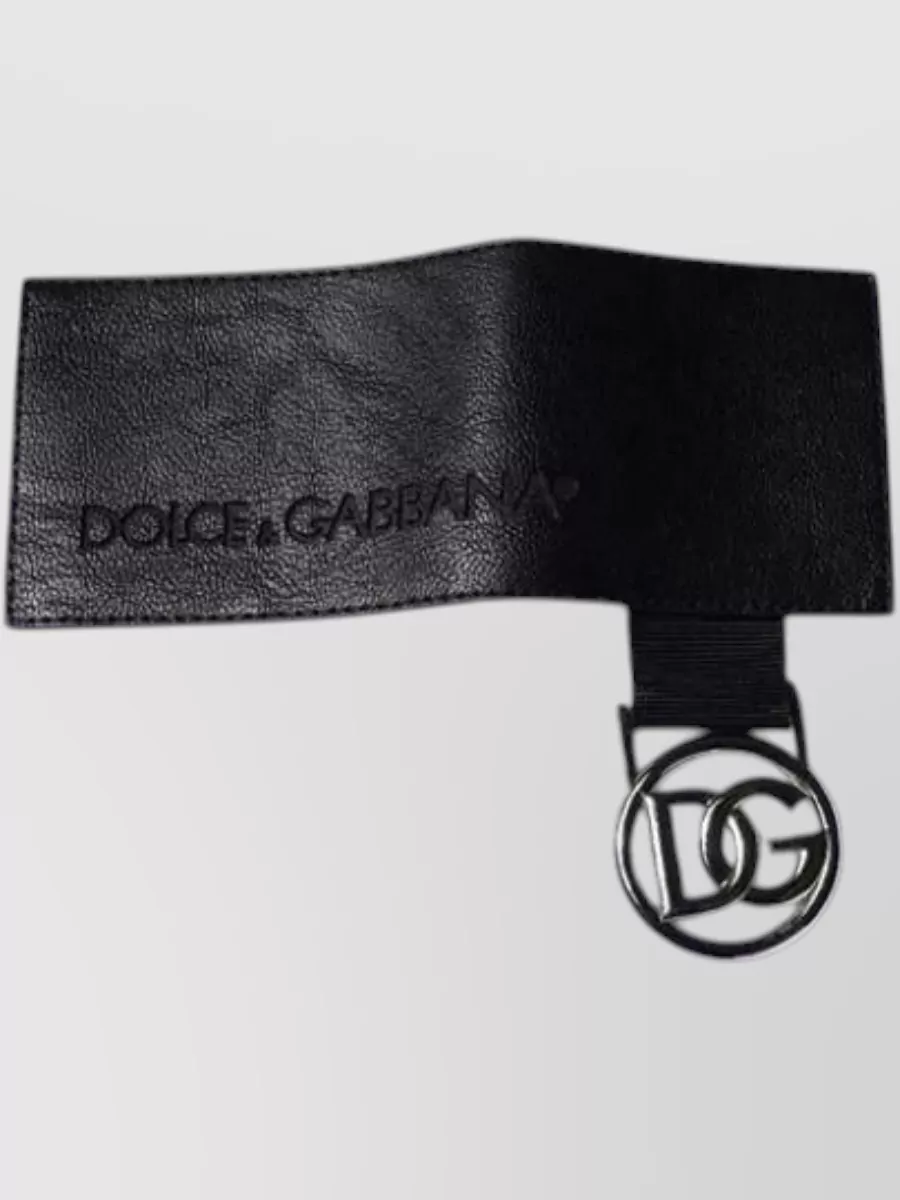 Dolce&Gabbana Logo Patch Cotton Crew Neck T-Shirt