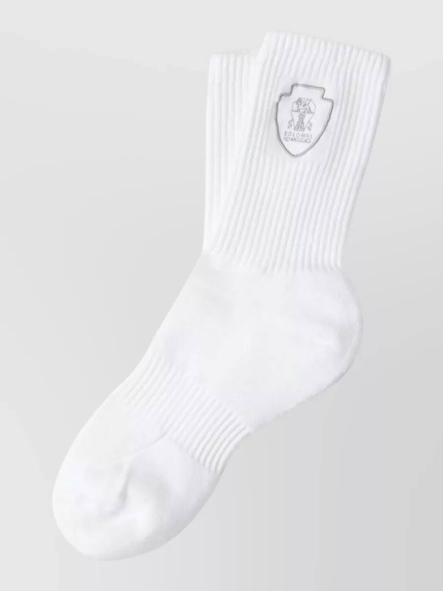 Brunello Cucinelli ribbed cotton ankle socks