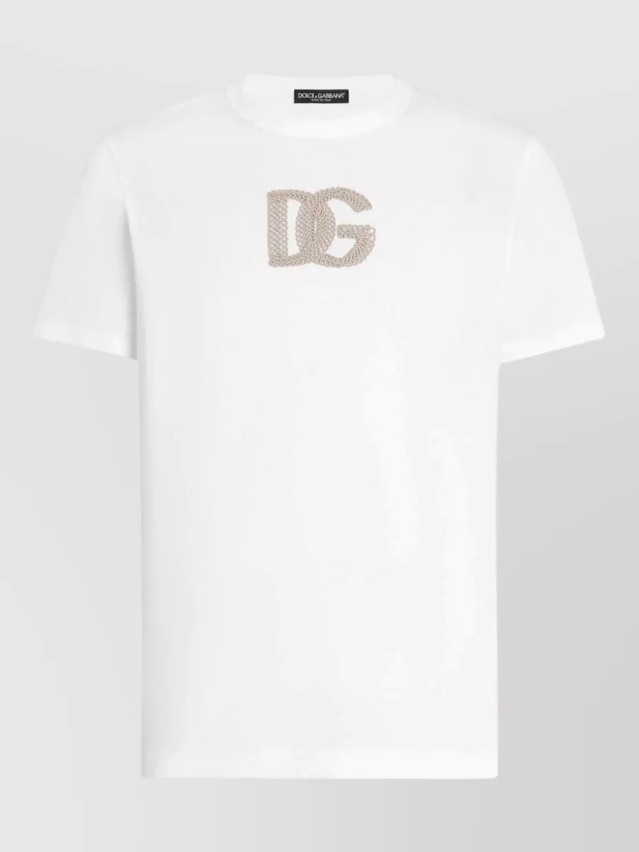 Dolce&Gabbana cotton logo-patch t-shirt
