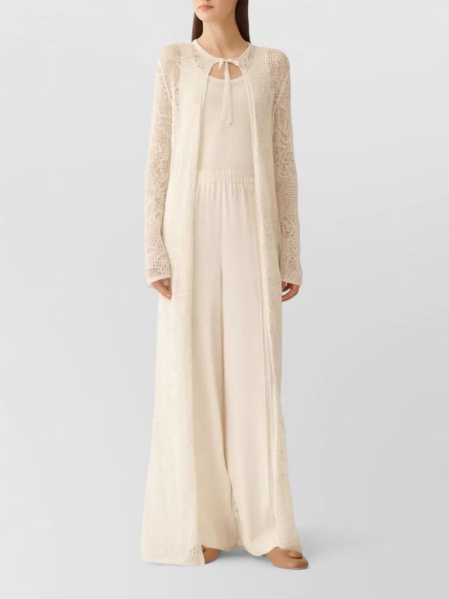 Fabiana Filippi Crochet Maxi Cardigan