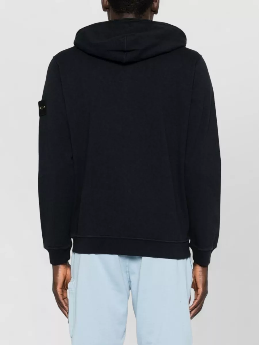Stone Island Hooded Knitwear Long Sleeves Ribbed Cuffs
