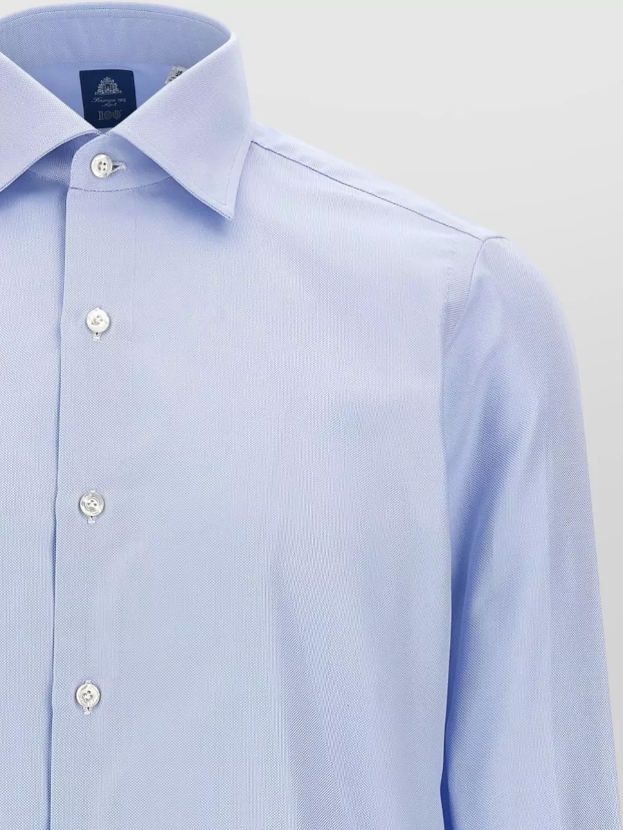 Finamore Cotton Long-Sleeve Shirt