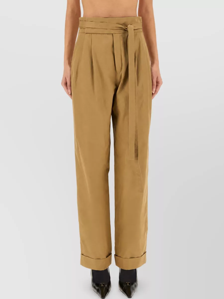 Saint Laurent Gurhka Serge High Waist Tailored Trousers