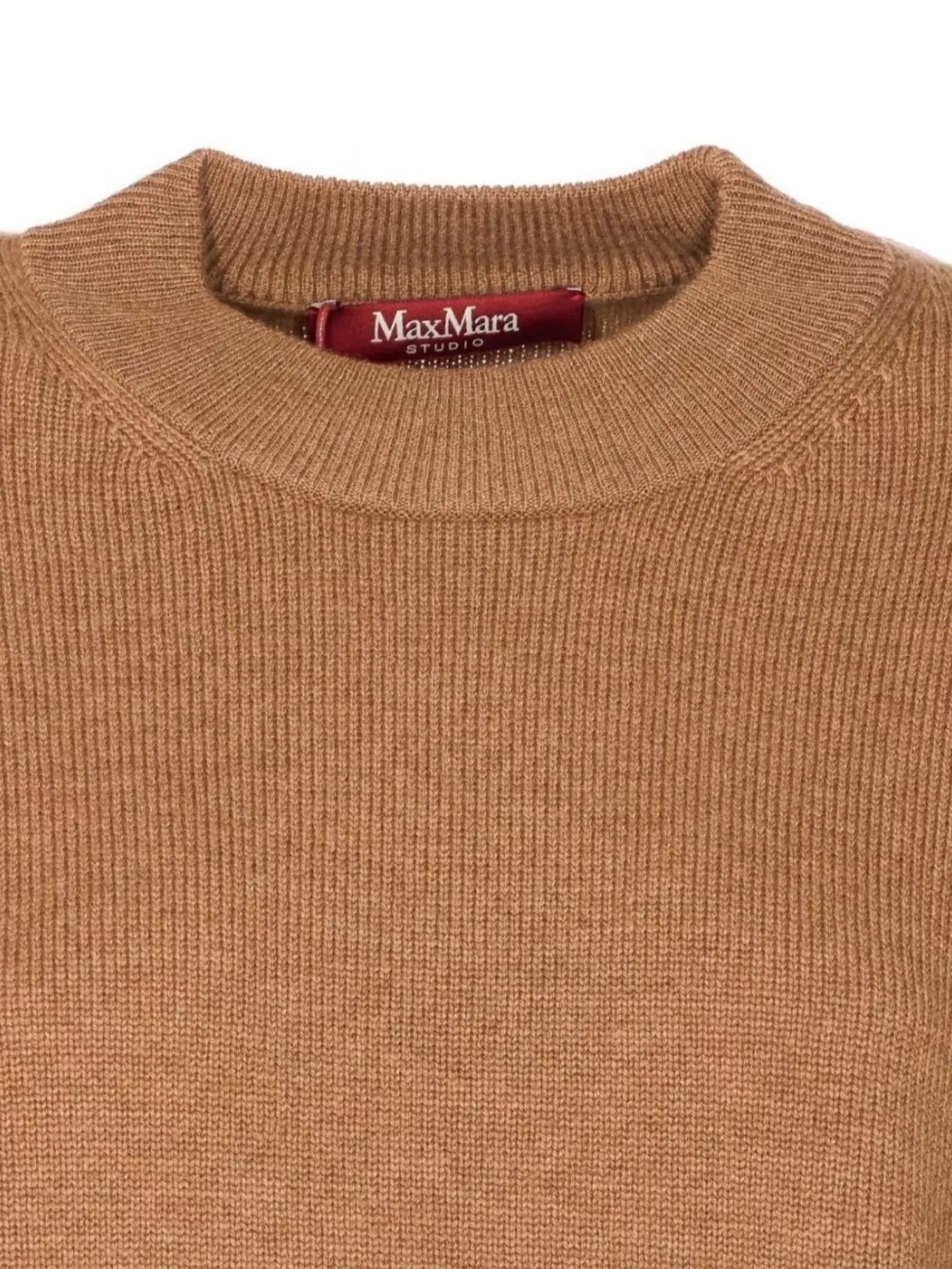 Max Mara Sleeveless Top With Crew Neck And Long Sleeves