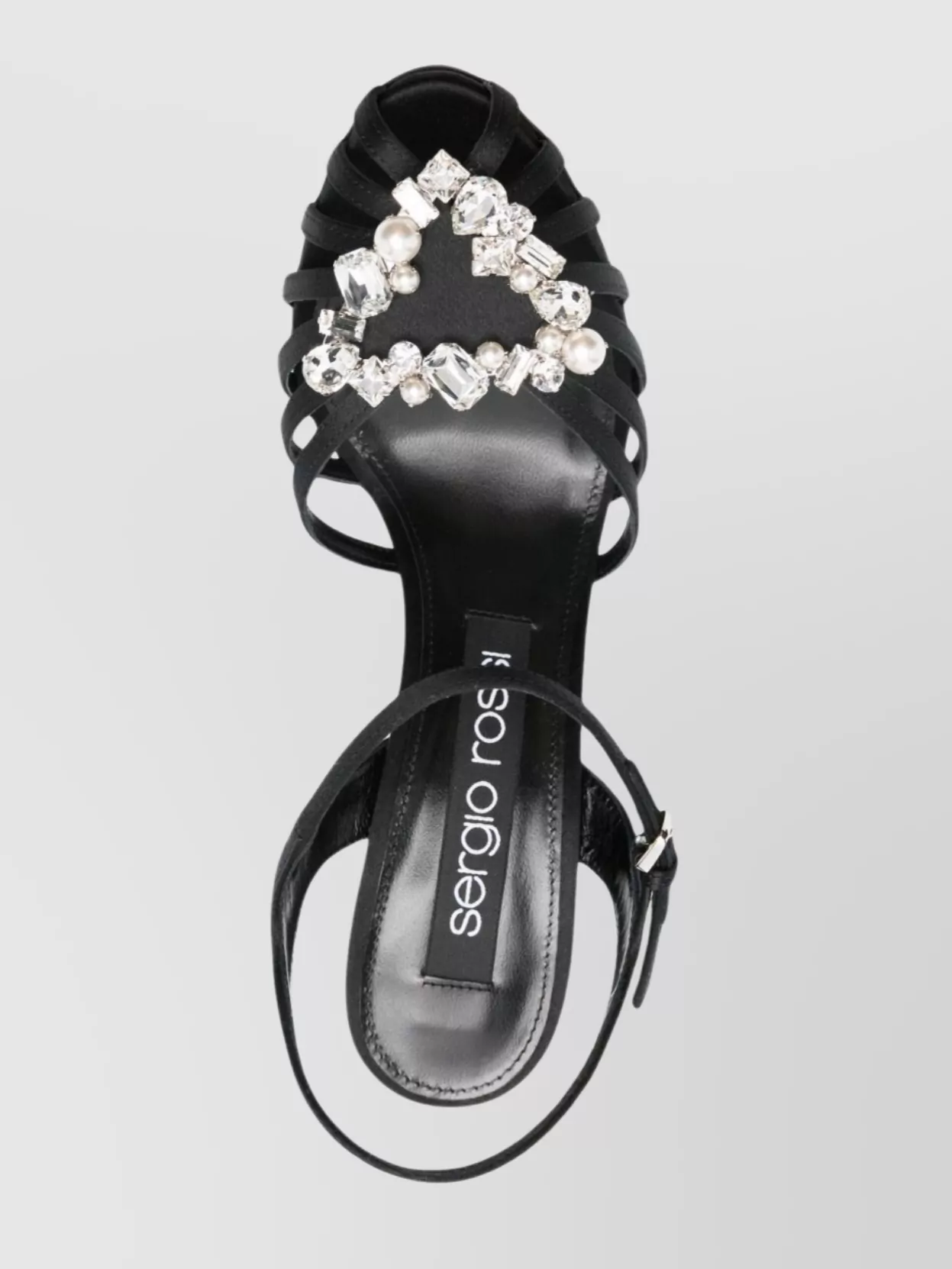 Sergio Rossi 120mm Crystal-detailing Sandals