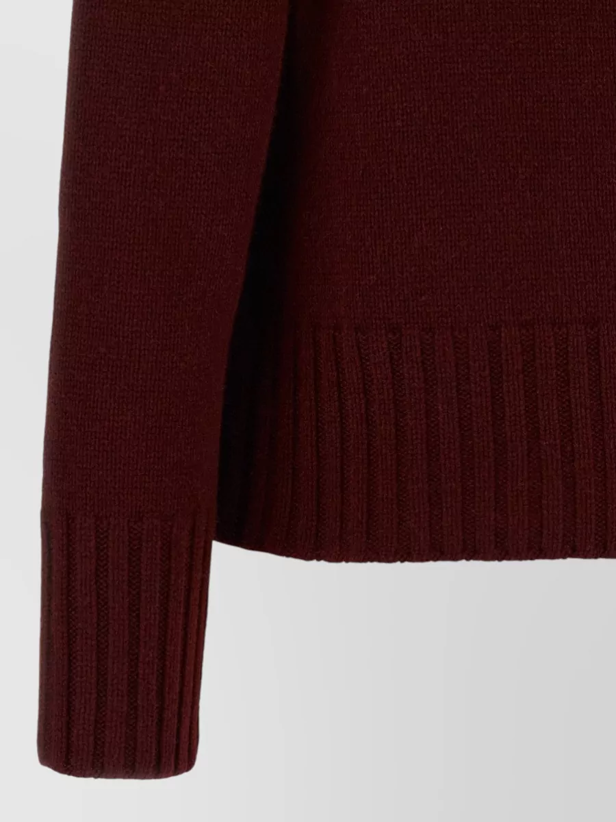 S Max Mara Cashmere Wool High Neck Sweater
