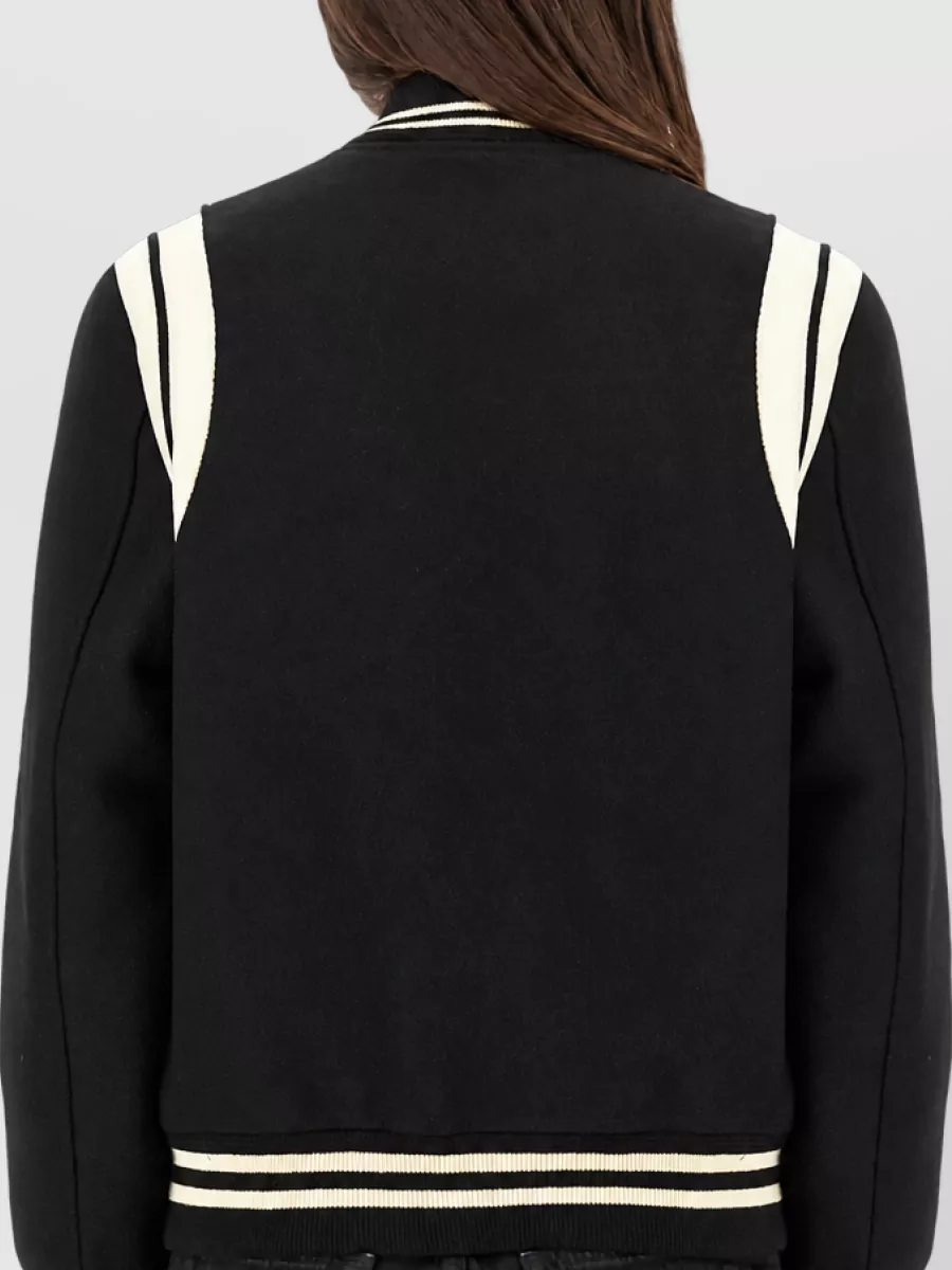Saint Laurent Wool Oversized Coat