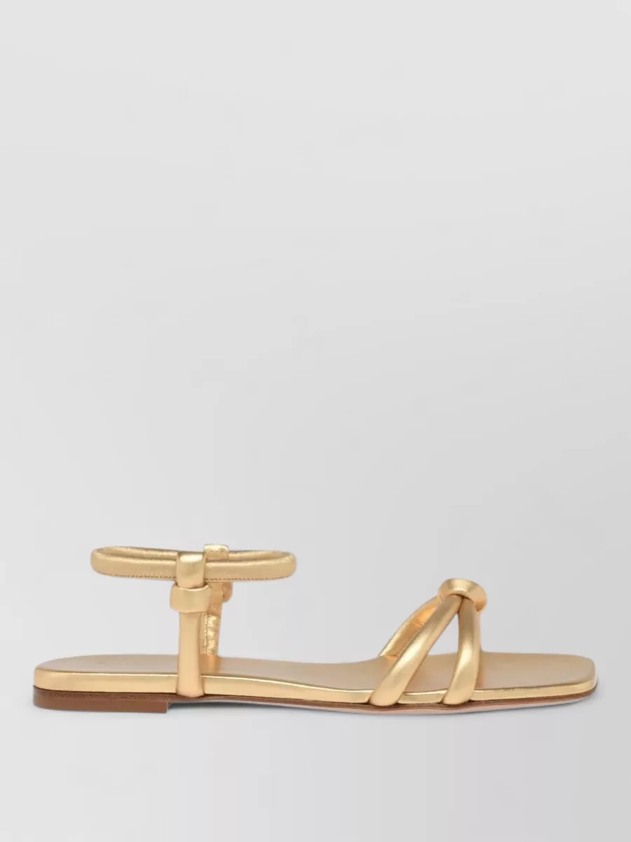Gianvito Rossi Silk Lace Sandals